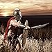 K Exclusive King Leonidas Spartan Warrior Sword | Authentic Replica | Heat Tempered Carbon Steel Blade | Traditionally Wrapped Handle | 33