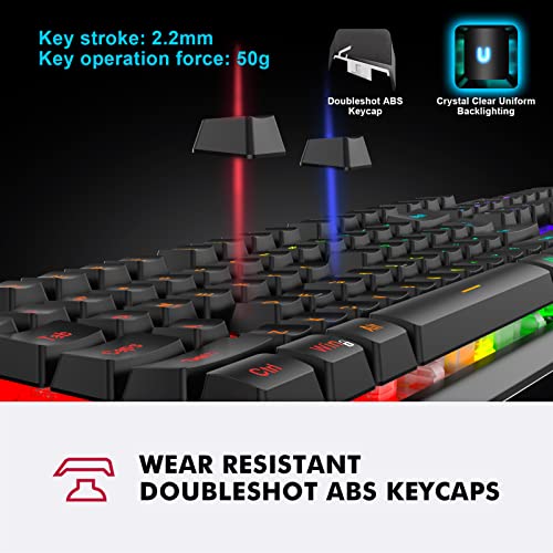 Teclado Gamer NPET S20PRO RGB USB miniatura 4