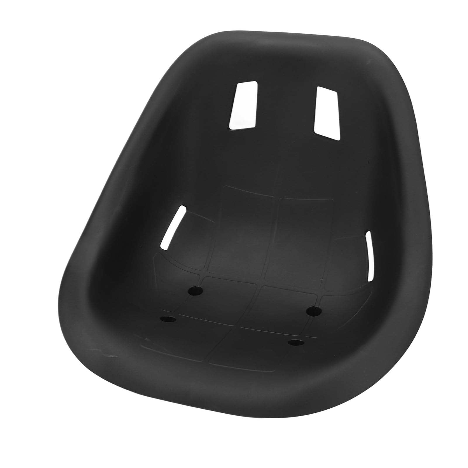 Irfora Selle de Siège de Grande Taille, Dossier, Conception Ergonomique Confortable, Matériau ABS, Facile à Nettoyer, pour Karts, Voitures Dérive, Voitures D'équilibre avec Support