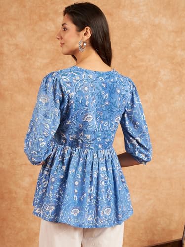 Image of Modeve Women Cotton Top for Summer