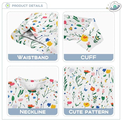 JUNZAN Flowers Cactus Lily Butterflies White Big Girls Sweatshirts Hoodies Crewneck Hoodies for Girls Camping 4T3