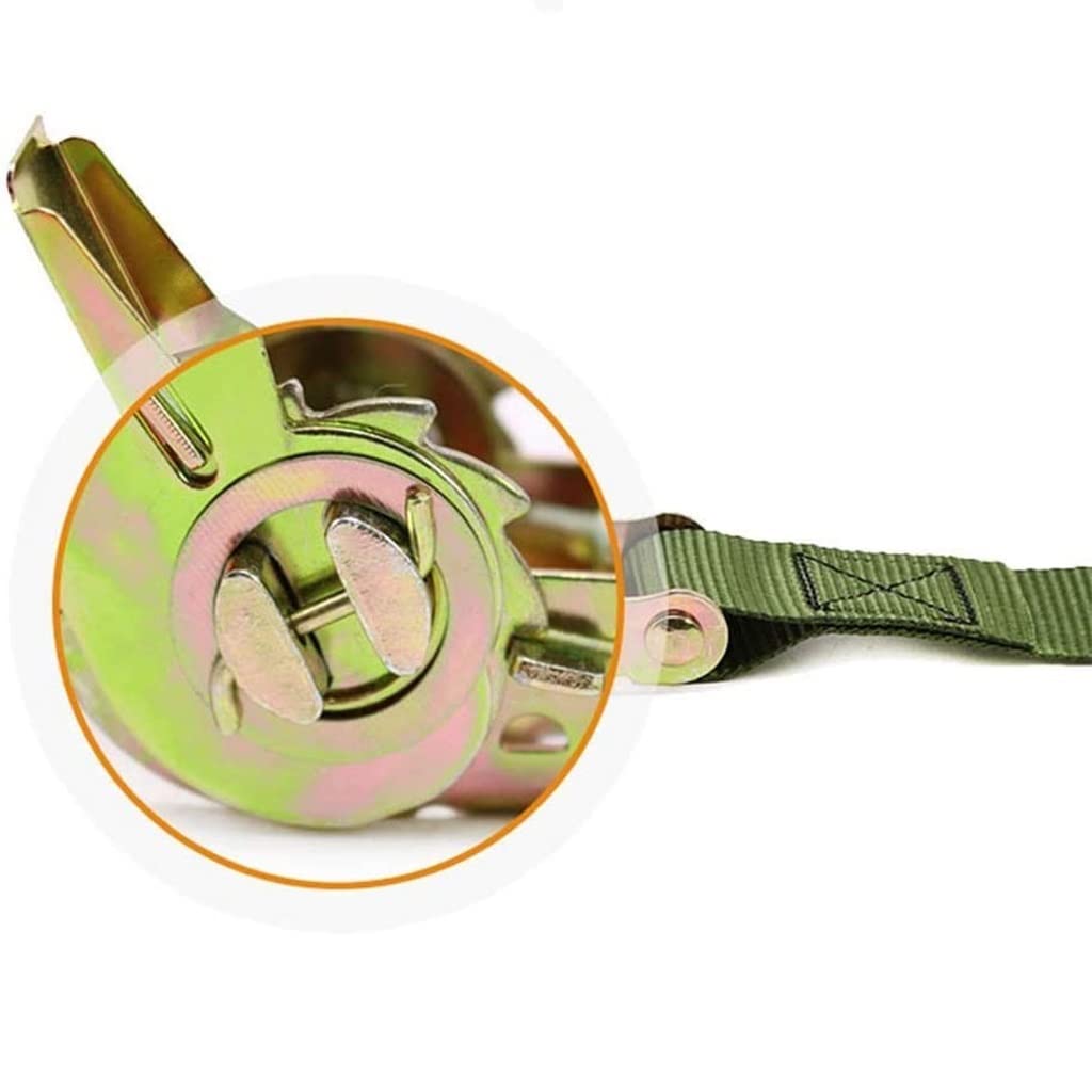 Cinghie di ancoraggio a cricchetto 4 set 1 pollice di larghezza Tirare di sicurezza 800 kg Cinghie di tensionamento Cinghie di ancoraggio Grandi veicoli di piccole dimensioni Cinghie a cricchetto pe