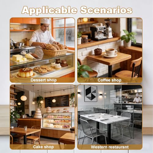 Automatischer Kuchenglätter – 200 W einstellbare Geschwindigkeit, Kuchenglasur-Drehteller für 10,2–30,5 cm Schichtkuchen, kompaktes Design für Heimbäcker und Bäckereien, perfekt für glatte Oberflächen