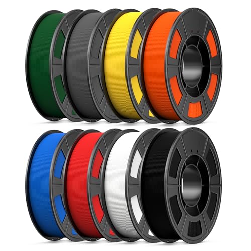 UJOYBIO PETG Filament 1.75mm 250G*8, 3D Printer Filament Bundle, High...