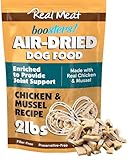 TRMC Real Meat Boosters Air Dried Dog Food w/Real Chicken & Green Lipped Mussels for Enhanced Joint Support - 2lbs of Grain-Free, High Protein, Real Meat Dog Food Enriched w/Organic Coconut Oil