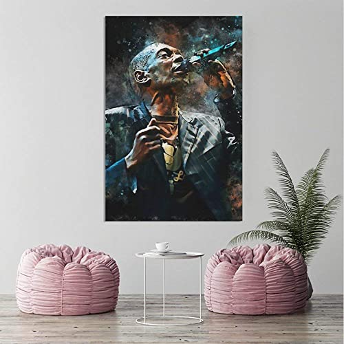 Art poster Maxi Jazz Rapper Pop impression sur toile moderne pour déco murale
