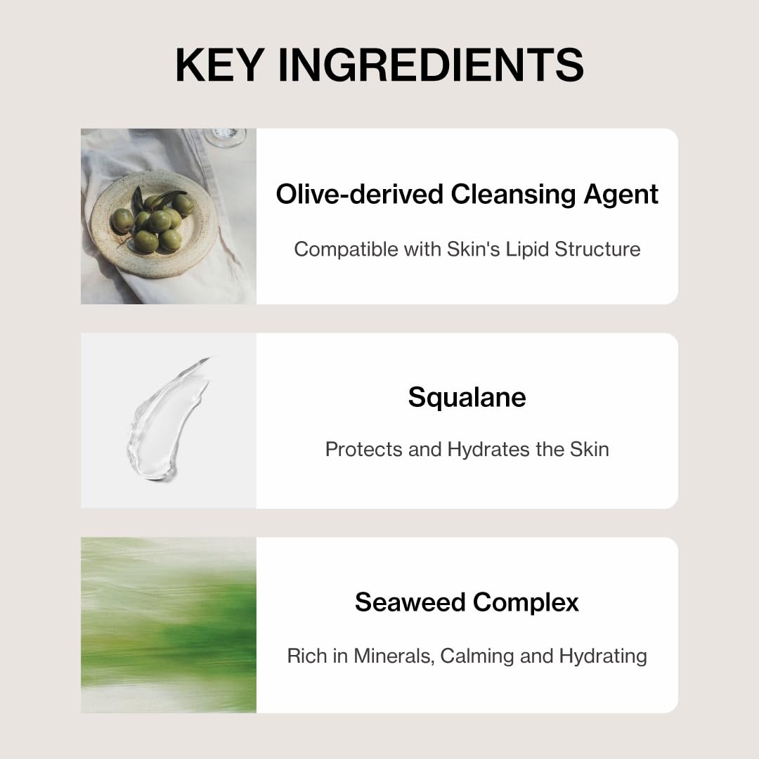 Shangpree AA Cleansing Gel, 3-Phase Cleanser Gel to Oil to Milk, Gentle Deep Cleansing and Hydrating Finish, Removes Makeup, For Sensitive Skin, 200ml / 6.76 fl.oz.