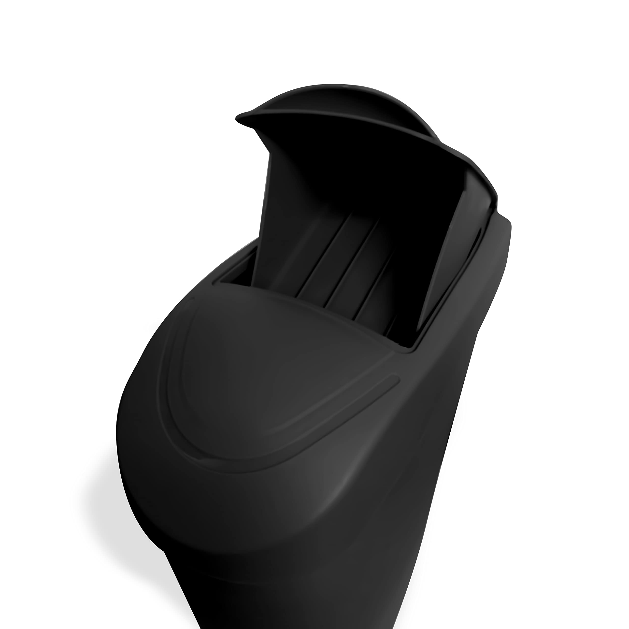 EHCB Poubelle sanitaire pour femme Noir 19 l + doublures Hygiène féminine
