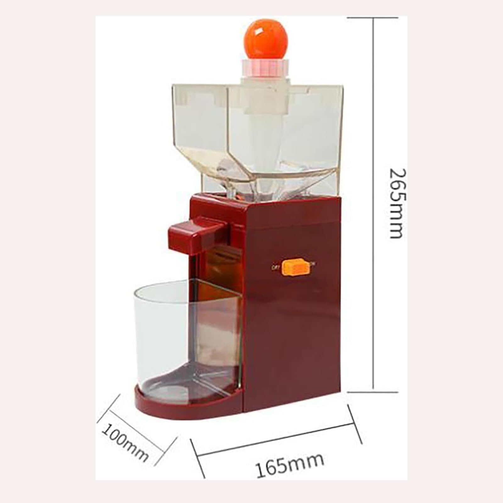 Burro elettrico per noci, 500 ml, con disco abrasivo rimovibile, base antiscivolo per arachidi, anacardi, mandorle, nocciole