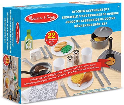Melissa & Doug | Kit d'accessoire pour la Cuisine | Pour garçon ou fille | 3+ | Jeux de rôle