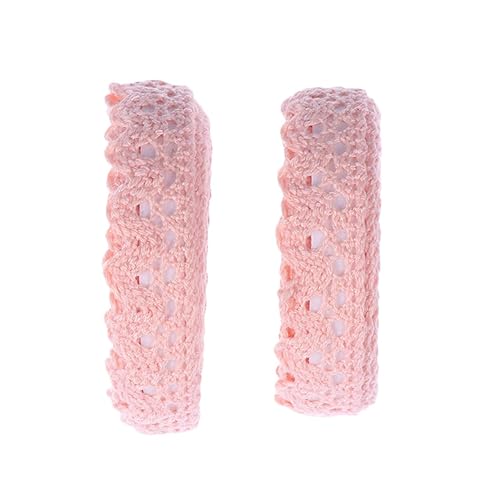 HEALLILY Washi - Cinta adhesiva con patrón de encaje, cinta adhesiva para álbumes de recortes, 2 unidades (rosa)
