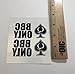 39 Piece Quees of Spades BBC Only Temporary Tattoo Set - 6 Sheets