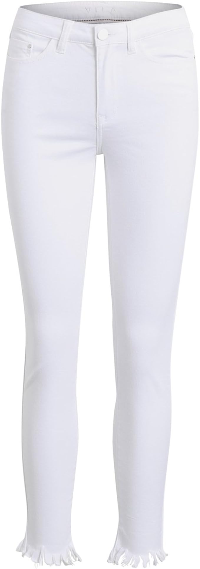 Vila Pantalones Blancos desflecados Vaqueros tobillero VIJUNAS Clothes (28  - Blanco): Amazon.es: Ropa