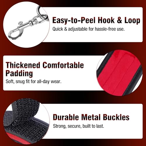 Image of Vibrating Anal Hook BDSM Sex Bondage - Neck to Wrist Restraints Kit, Sex Toys for Couple Adjustable Behind Back Handcuffs Bondage Restraints Set, Bed SM Adult Sex Game Play, Sex Toys for Beginner