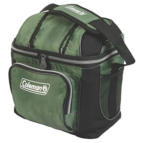 Coleman 9-Can Soft Cooler with Removable Liner, Green
