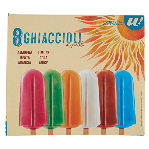 U! Confronta & Risparmia Ghiaccioli Gusti Assortiti, 520g (Surgelato)