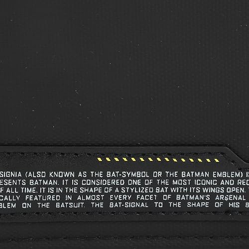 Bioworld MWM5VRDBTMPP00 Batman Logo Men'S Black Bifold Wallet thumb #3