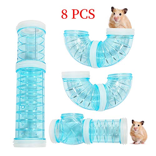 WishLotus Hamster Tubes, Adventure External Pipe Set Transparent MaterialHamster Cage & Accessories Hamster Toys to… - Image 8