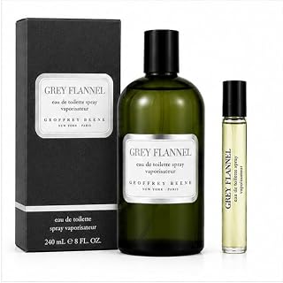 Grey Flannel Cologne for Men - Eau de Toilette Spray 2-Piece Set, Includes 8 oz Bottle and 0.27 oz Travel Spray