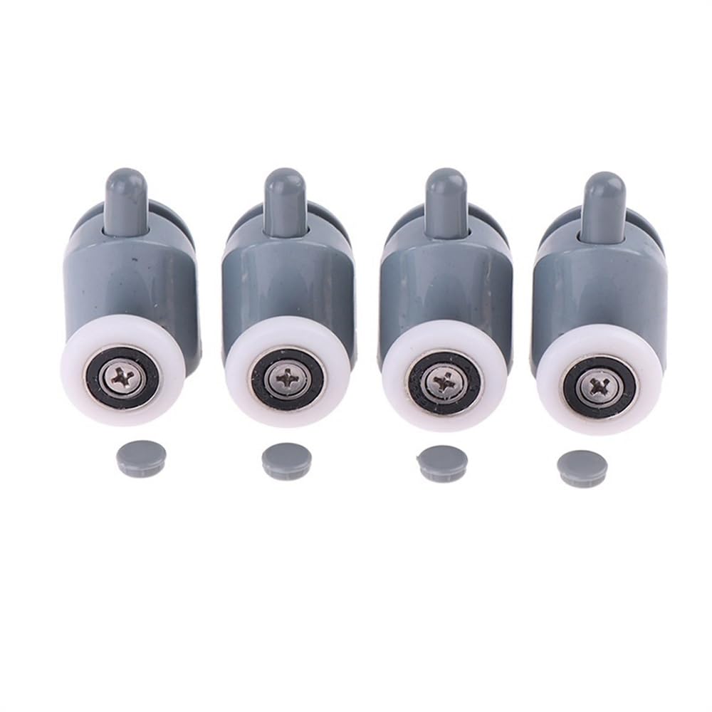Shower Door Rollers 4pcs/lot Shower Rooms Cabins Pulley Room Roller Runners Wheels Pulleys New Glass Sliding Door Drop Shipping(B)