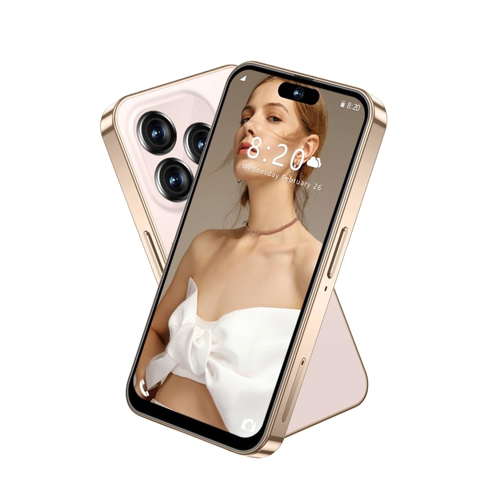 mini Smartphone for Kids with 4.0 inch Small HD Screen, 3GB RAM+32GB ROM,4G Dual SIM,Android 10.0,WiFi,Bluetooth,FM,GPS Pocket Phone (Gold)