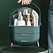 Anncus LUDA Big Capacity Cosmetic Storage Box Waterproof Dustproof Desktop Beauty Makeup Organizer Skin Care Storage Drawer - (Color: White)