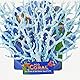ANCLLO Künstliche Aquarium-Koralle, Zweigform, Kunstkoralle, Harz, lebendige Korallenpflanze, Ornament, bunt, Aquarium, Kunststoff, Wasserpflanze, Dekoration, Blau, 19 x 24 cm