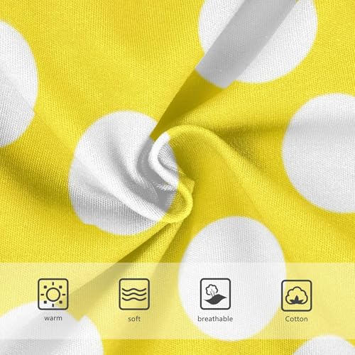 Artistic Toddler Girls Underwear 2t Cotton Cute Panties Girl White Polka Dots Bright Yellow Kids Undies Briefs3