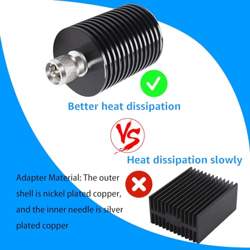 50W PL259 UHF Masculino Dummy Load DC-520MHz 50 Ohm miniatura 6