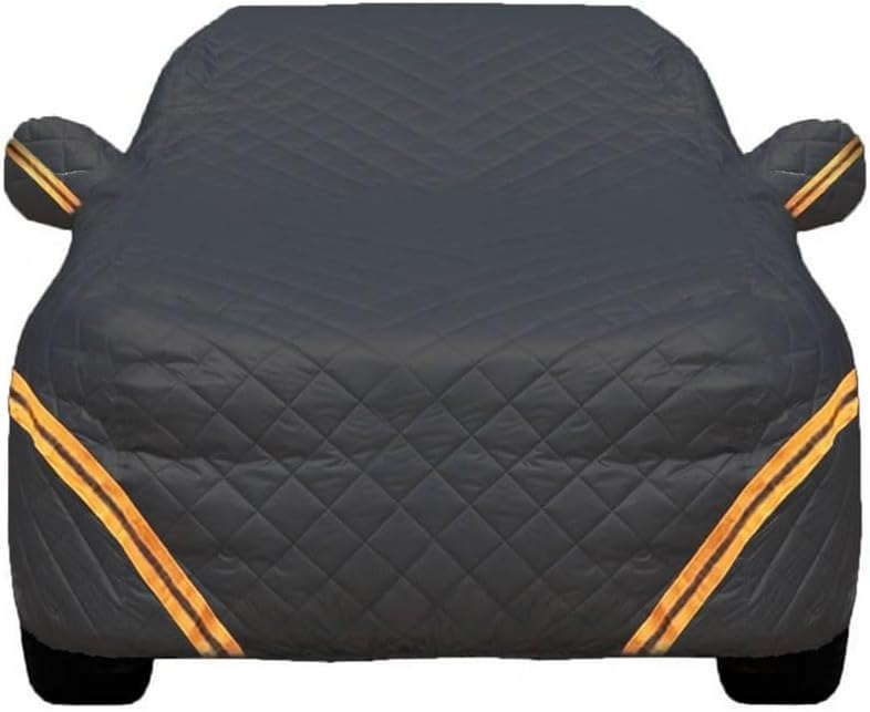 Housse anti-grêle MG MGF noire de qualité supérieure avec bandes de sécurité