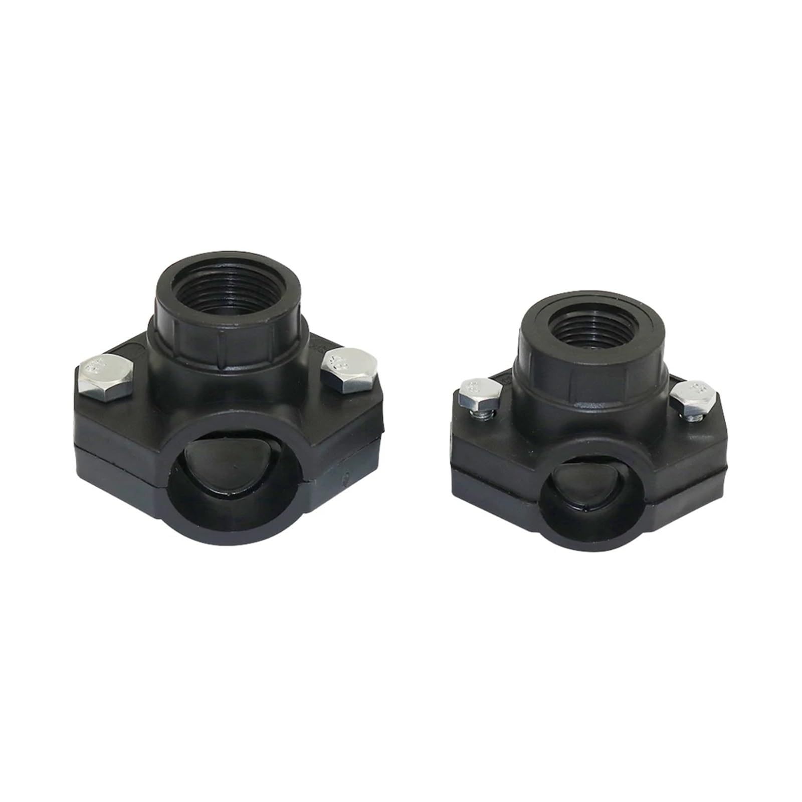 Średnica zewnętrzna 25 mm/32 mm rura 1/5.1 cm 3/10.2 cm złącze z gwintem żeńskim hydraulika do mocowania rur zaciskowych zaciski 10 szt. (32 mm-3I4 cala)