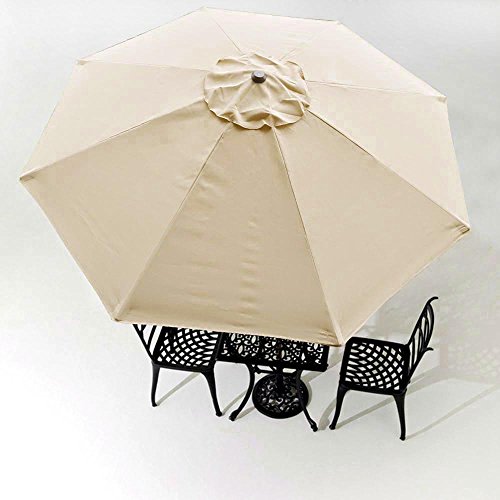 Yescom 9Ft Uv30+ Umbrella Replacement Canopy Sunshade Top Cover For Outdoor Yard Garden Patio Beach Poolside Deck Market #TOP1
