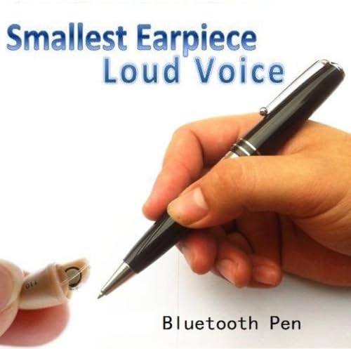 New Smallest Micro Spy Earpiece Bluetooth Pen Wireless Micro Hidden Bug for Private Communication