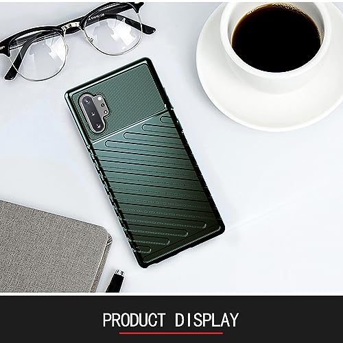 Image of Shockproof Back Cover Case for Samsung Galaxy Note 10 Plus 4G | 360 Degree Protection | Protective Design | Anti-Scratch Tough Slim TPU Case for Samsung Galaxy Note 10 Plus 4G (Green)