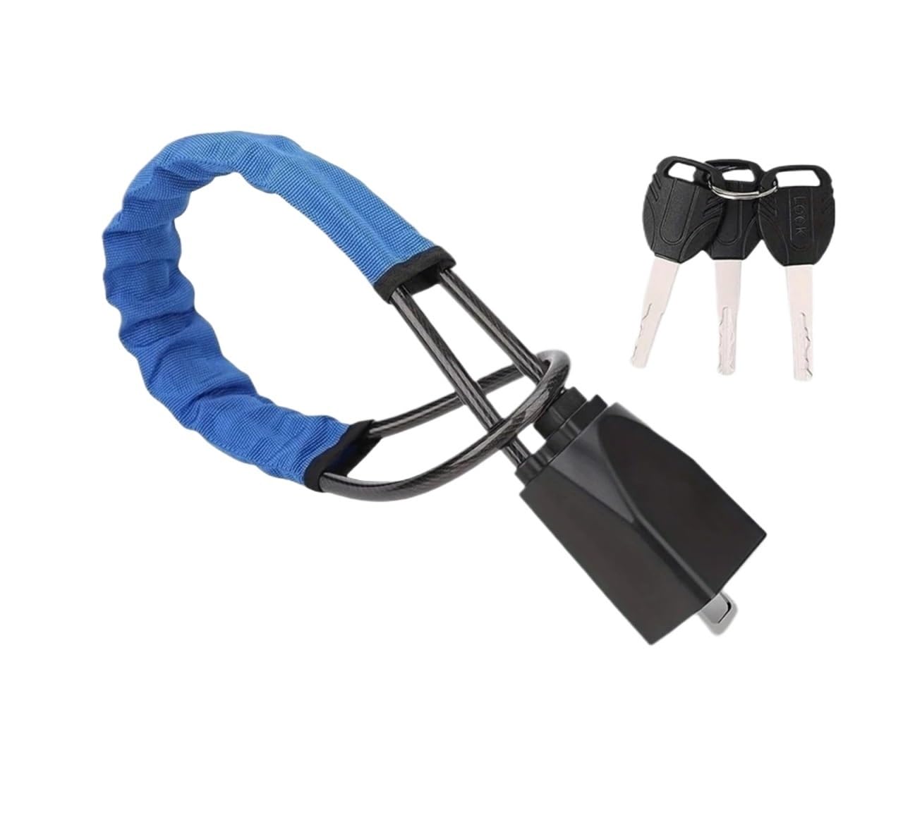 Steering Wheel Lock Seat Belt Lock, Steering Wheel Lock for Cars Trucks Vehicles Multicolor(Blue)