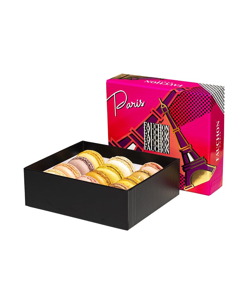 WONDERBOX - Grands Pâtissiers À Paris - Coffret Cadeau - Idée Cadeau Gastronomie | 1 sélection de pâtisseries à récupérer - Adresses parisiennes de renom - Macarons, tarte, éclair, flan vanille, Paris-Brest
