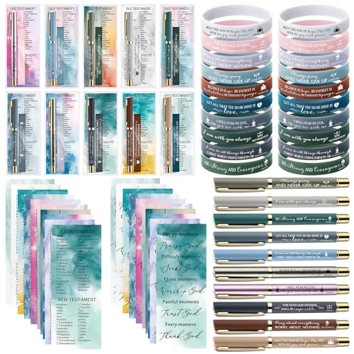 Marque-pages verset de la Bible avec bracelet pour accompagner l'étude religieuse des hommes