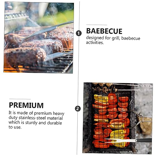Set de 4 piezas para parrilla en acero inoxidable miniatura 3
