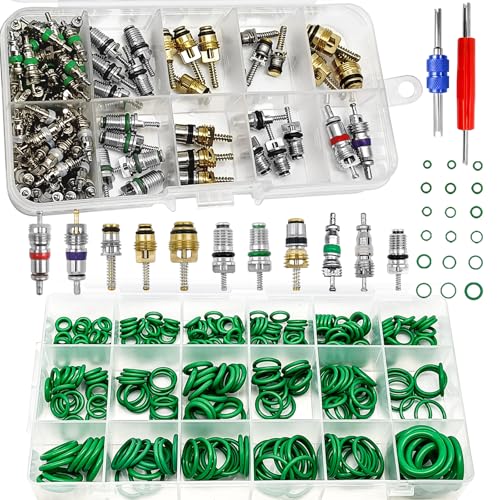 NOTISH Car A/C Repair Kit, 270PCS O-Ring Set + 102PCS...