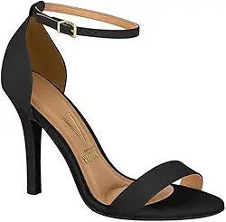 Sandália Feminina Salto Fino Pelica Branco Vizzano 6249.452