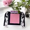 TEYOUYI Self-Stick Note Pad Holder for Wednesday Halloween Decorations 3x3 Post It Notes Desk Organizer Tidy Office Supplies Halloween Party Supplies