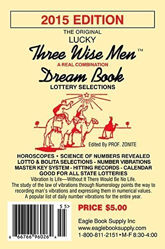 2015 The Orginial Lucky Three Wise Men Dream Book