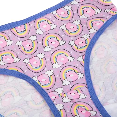 Squishmallows Girls' Underwear Panties and Shorts with Cam The Calico, Lola & More in Sizes 4, 6, 8 & 102