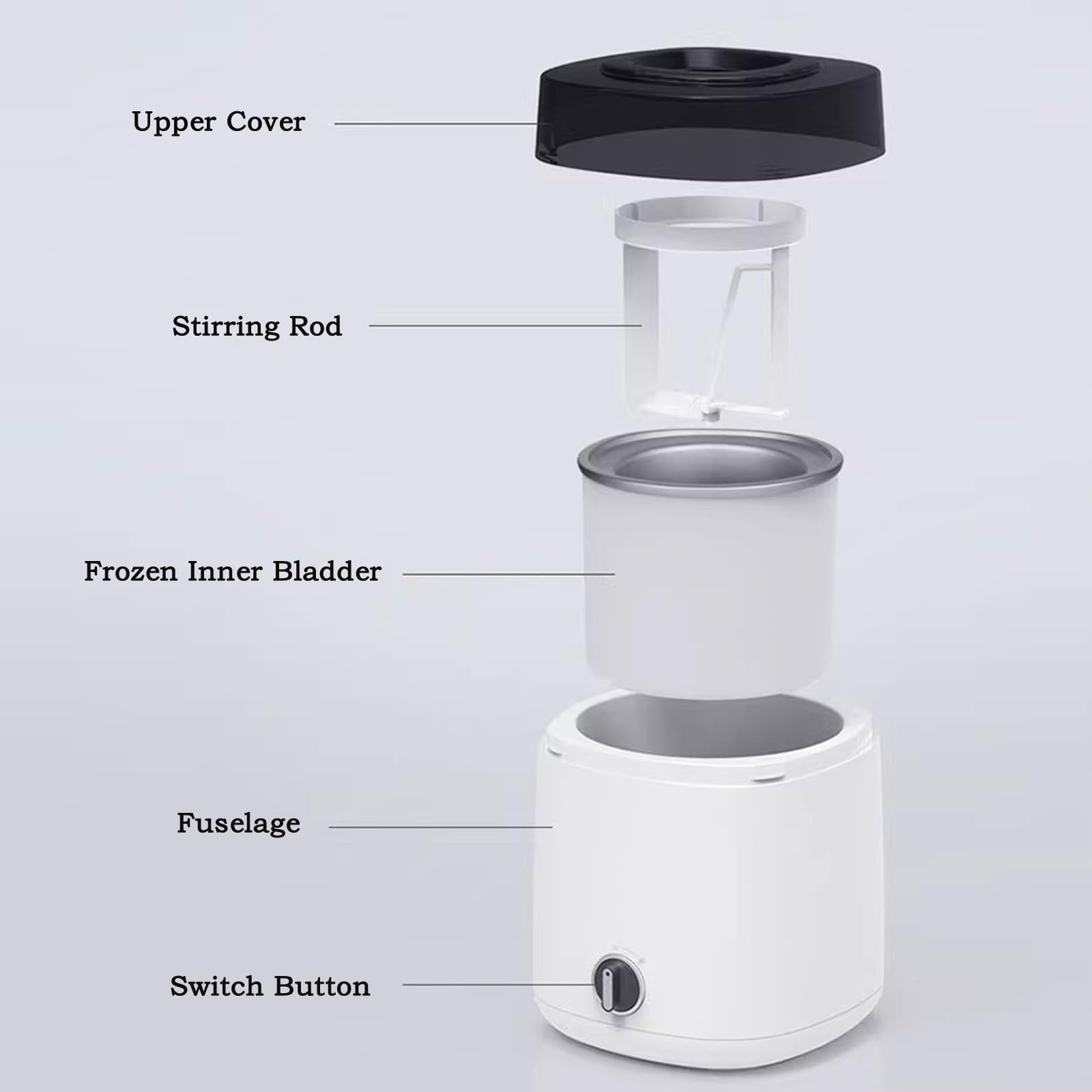 Amazon.co.jp: 自家製ジェラート用アイスクリームメーカーマシン 自動