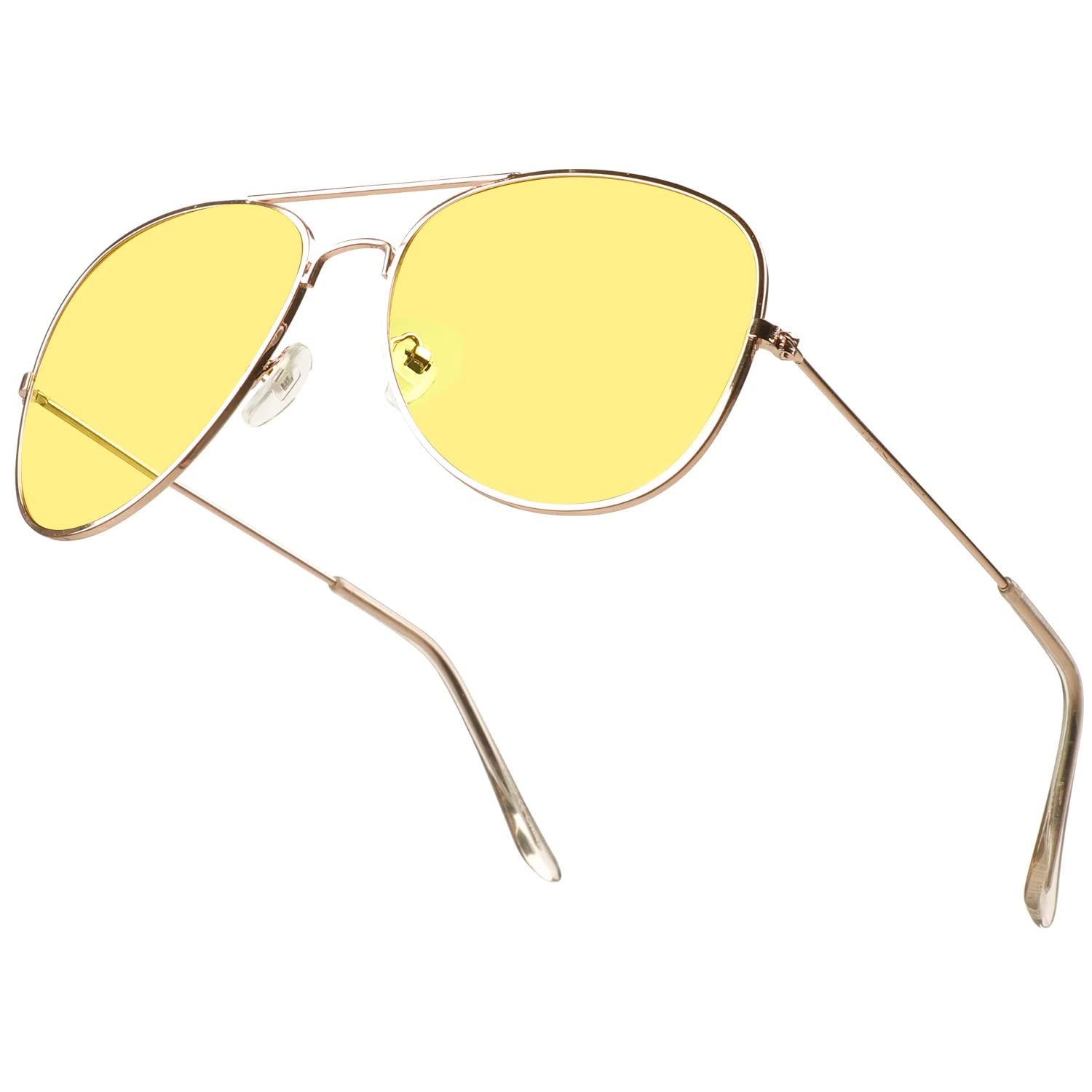 Aviator Sunglasses Colored Tinted Lens Glasses Metal UV400 Protection