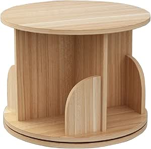 Home Bookshelf 360-degree Rotating Bookshelf, Desktop Children's ...