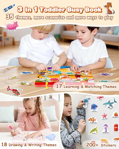 Save 13% on Montessori Busy Book for Toddlers with Code JMIWGGMK