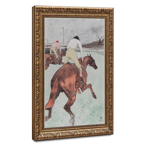 Toile Le Jockey Toulouse-Lautrec pour sublimer la décoration murale de votre bureau