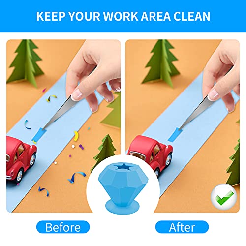 Image of eZAKKA Vinyl Weeding Scrap Collector Suctioned Vinyl Cup Collector Silicone Suction Can Crafting Holder