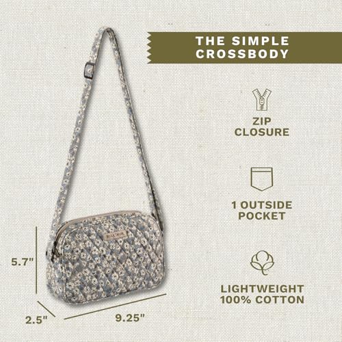 Image of Bella Taylor Simple Crossbody, Quilted Handbag for Women